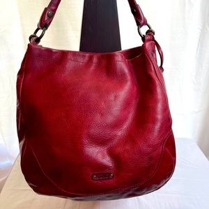 Red Frye
Melissa Washed Leather Hobo Bag